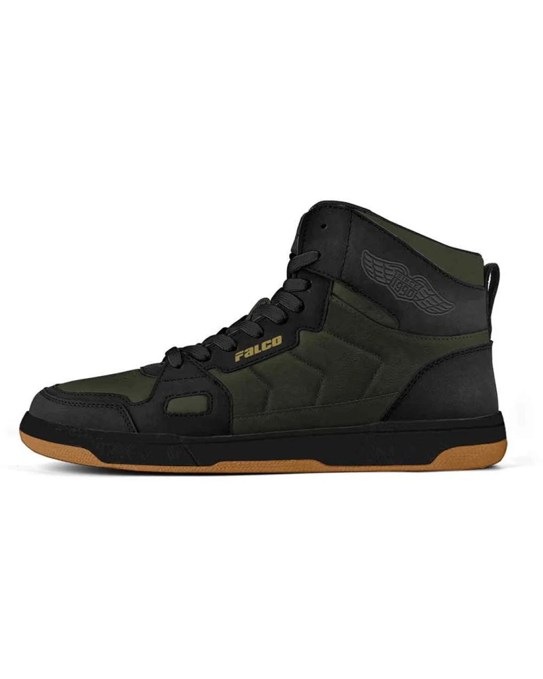 Дамски мото боти FALCO HARLEM ARMY GREEN