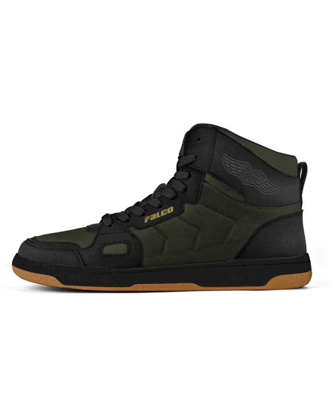Дамски мото боти FALCO HARLEM ARMY GREEN