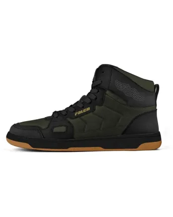 Дамски мото боти FALCO HARLEM ARMY GREEN