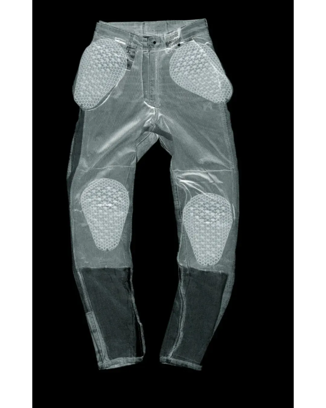 Дамски мото дънки PANDO MOTO Kaya Slim Grey - Slim-Fit Armalith®