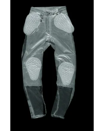 Дамски мото дънки PANDO MOTO Kaya Slim Grey - Slim-Fit Armalith®
