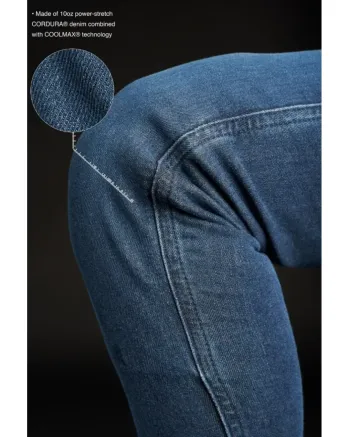 Дамски мото дънки PANDO MOTO KUSARI COR 02 - Skinny-Fit Cordura® - LONG