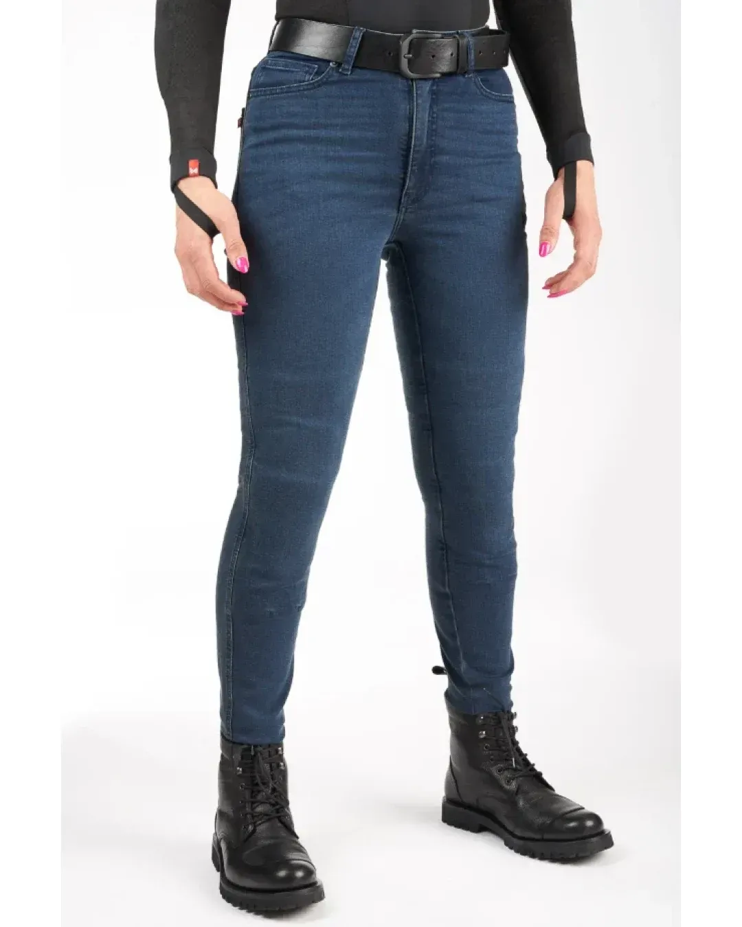 Дамски мото дънки PANDO MOTO KUSARI COR 02 - Skinny-Fit Cordura® - LONG