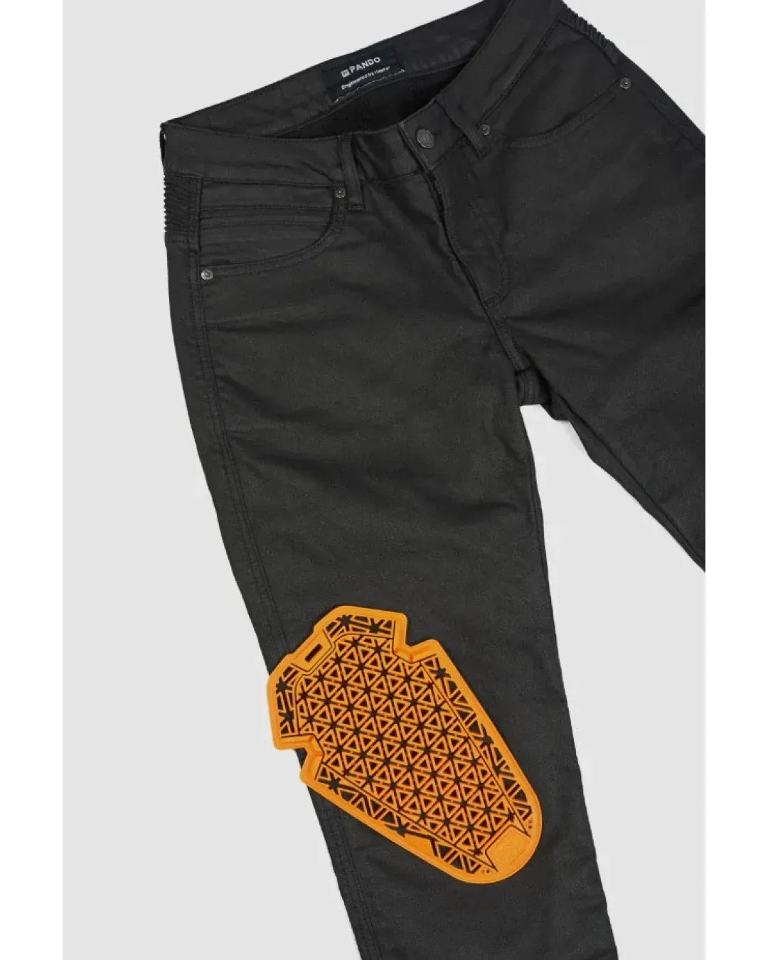 Дамски мото дънки PANDO MOTO LORICA BLACK A - Slim Fit Cordura® - LONG