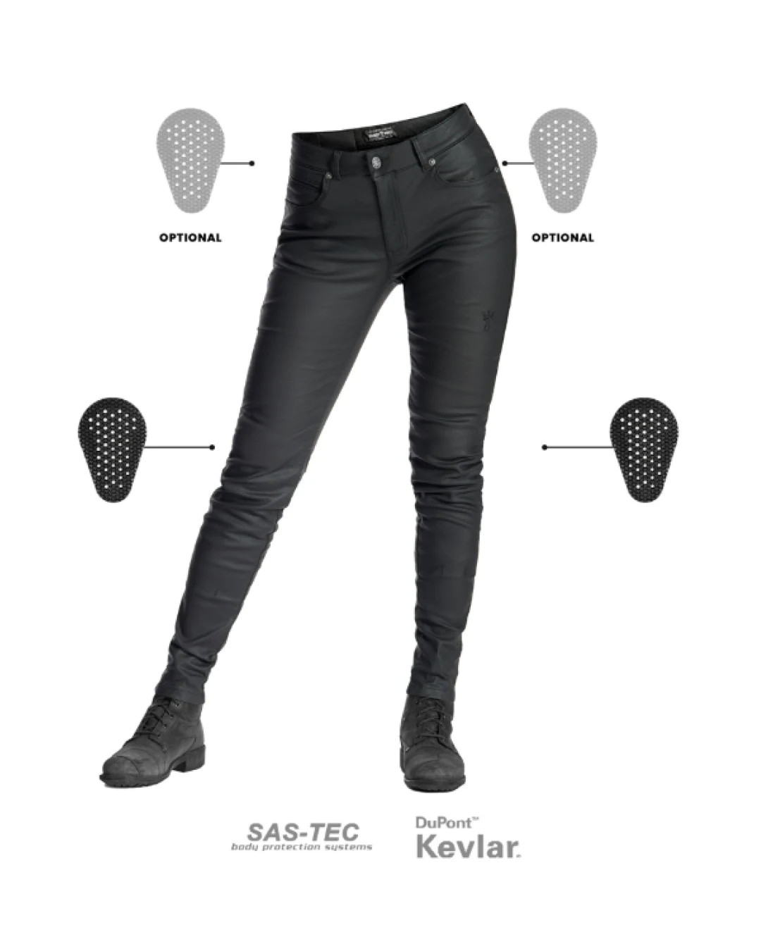 Дамски мото дънки PANDO MOTO LORICA KEV 02 - Slim-Fit Kevlar®
