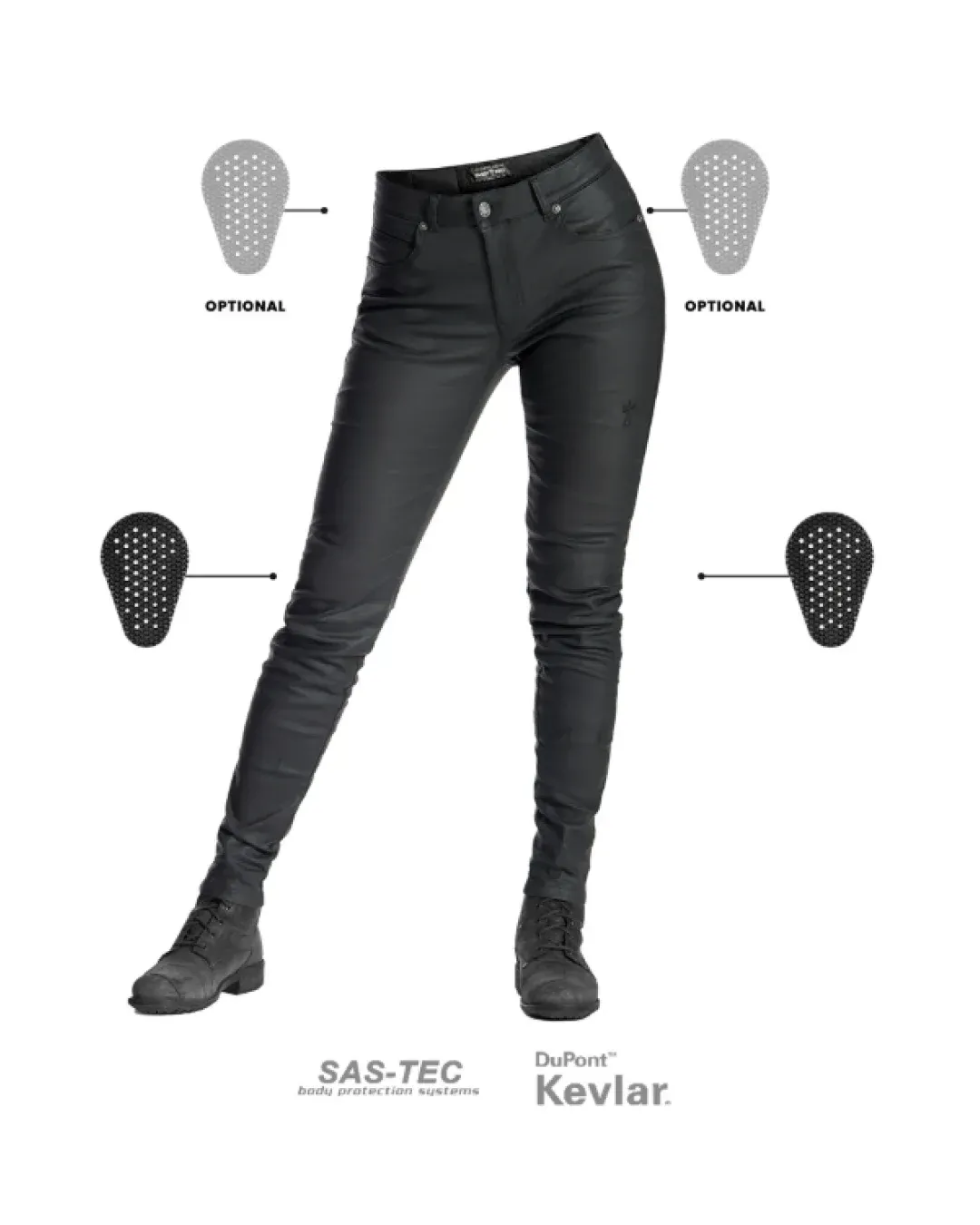Дамски мото дънки PANDO MOTO LORICA KEV 02 - Slim-Fit Kevlar®