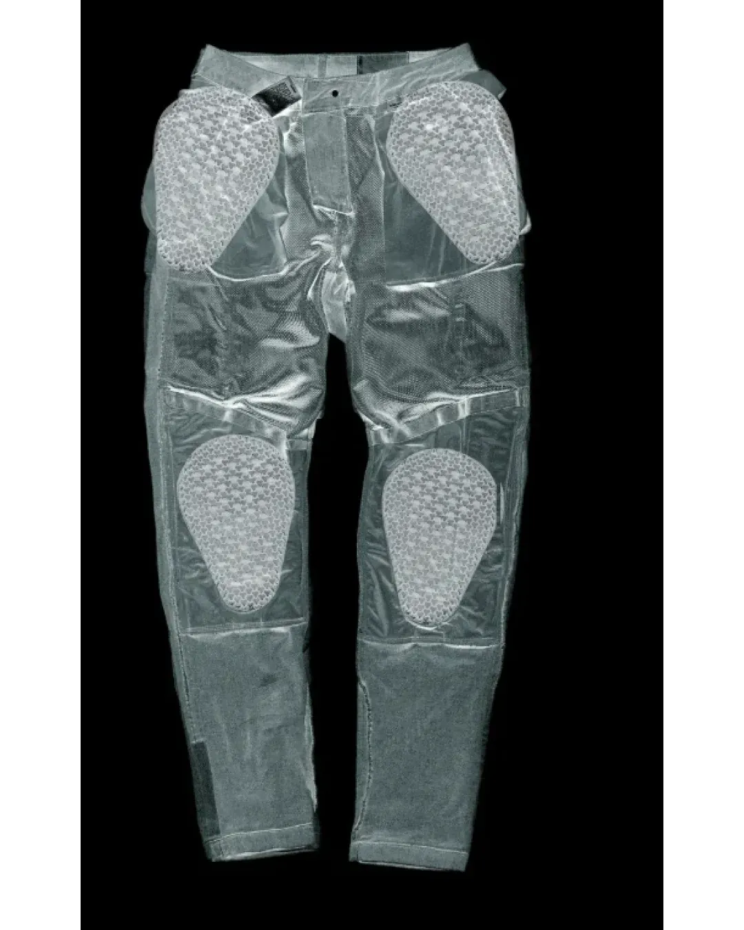 Дамски мото дънки PANDO MOTO MILA CARGO BEIGE - Chino Style Cordura® - SHORT
