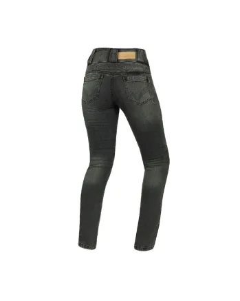 Дамски мото дънки Trilobite 2264 Bella grey jeggins