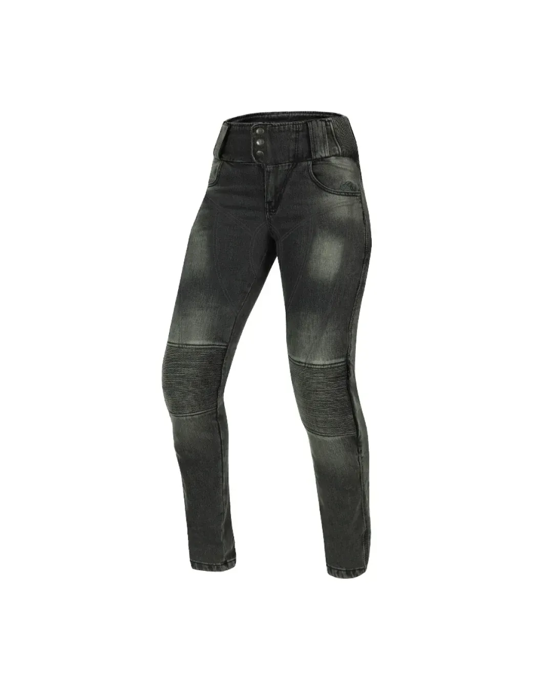 Дамски мото дънки Trilobite 2264 Bella grey jeggins