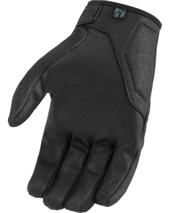 Дамски мото ръкавици ICON HOOLIGAN CE - BLACK