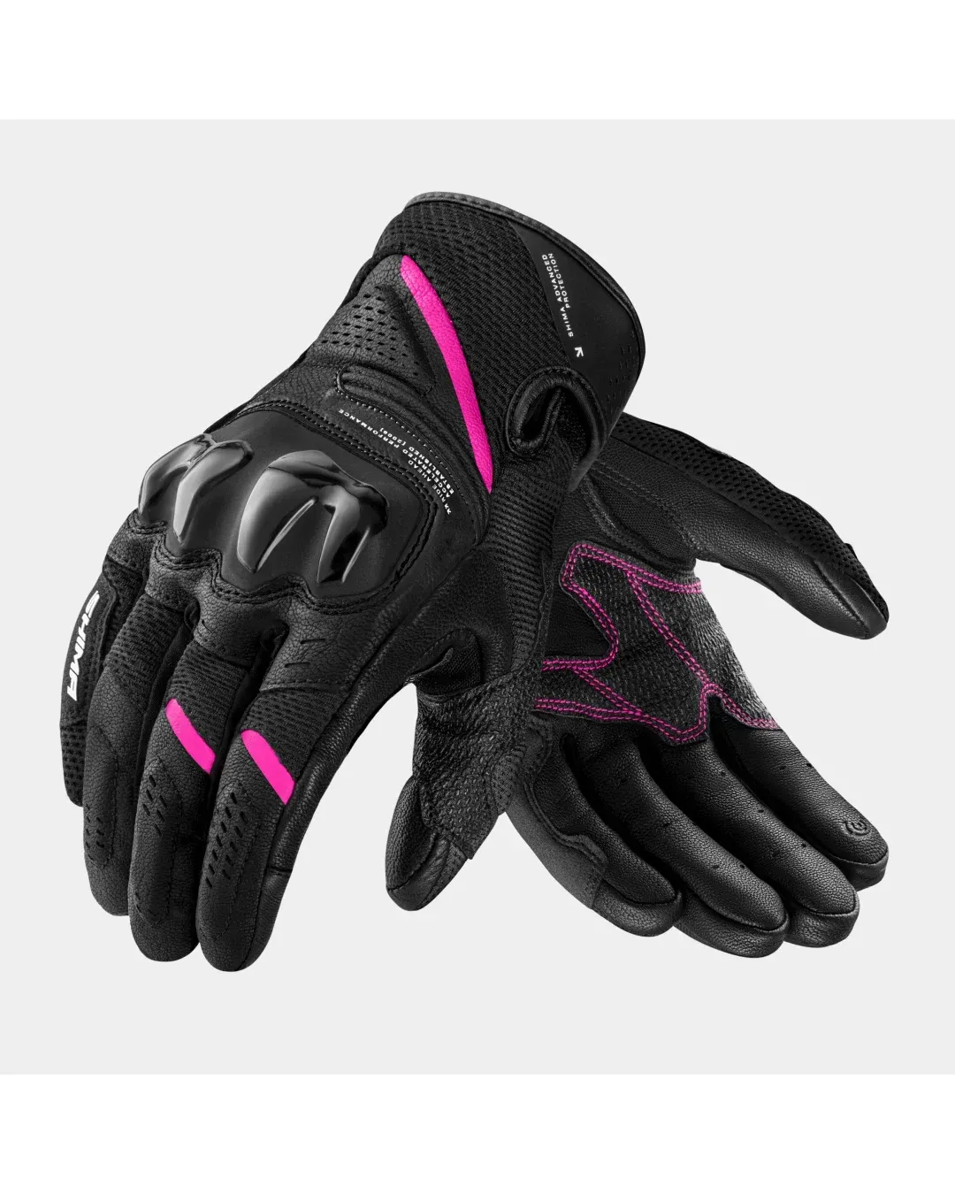 Дамски мото ръкавици SHIMA SPARK 3.0 BLACK/PINK