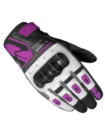 Дамски мото ръкавици SPIDI G-CARBON Black/Fuchsia
