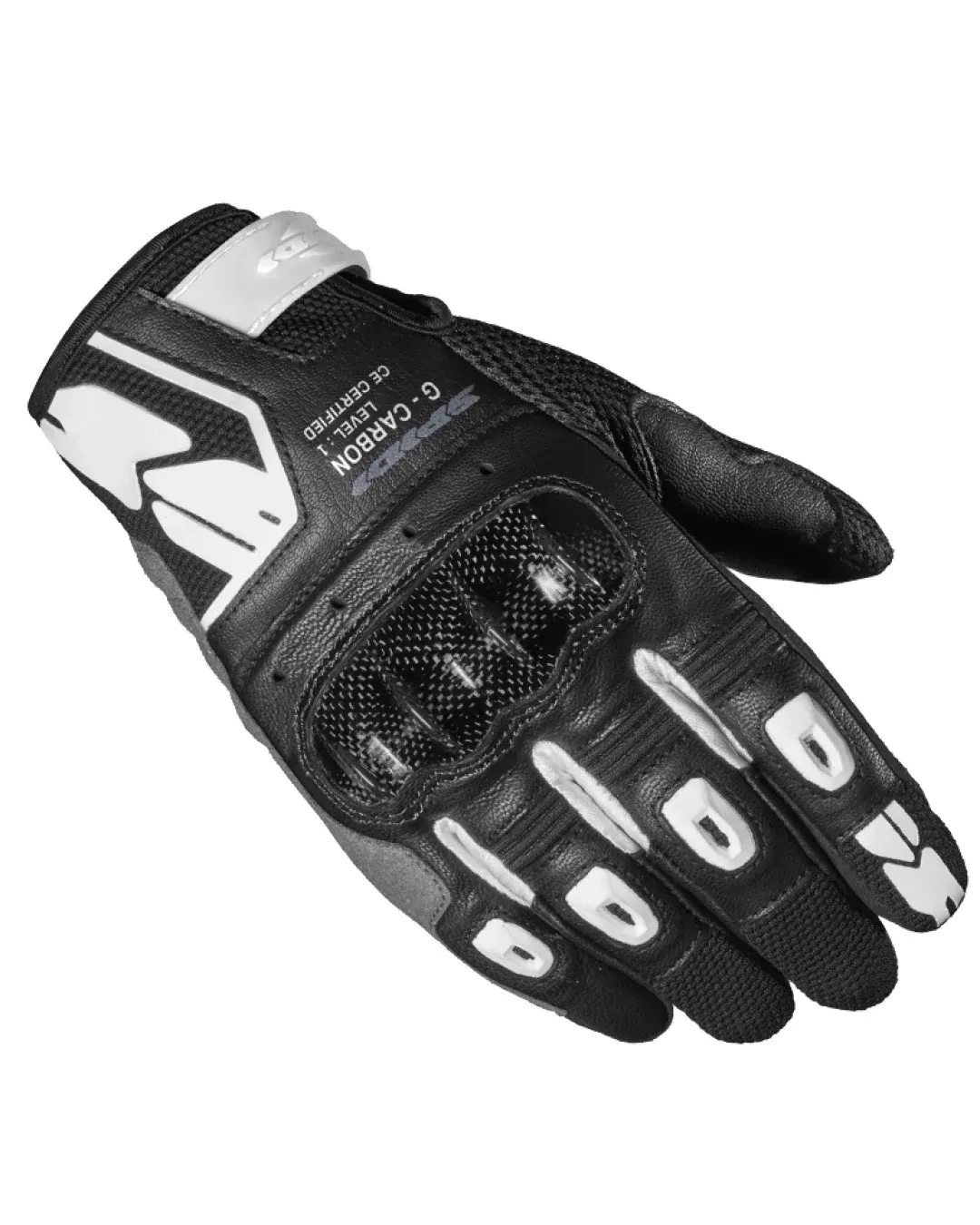 Дамски мото ръкавици SPIDI G-CARBON Black/White