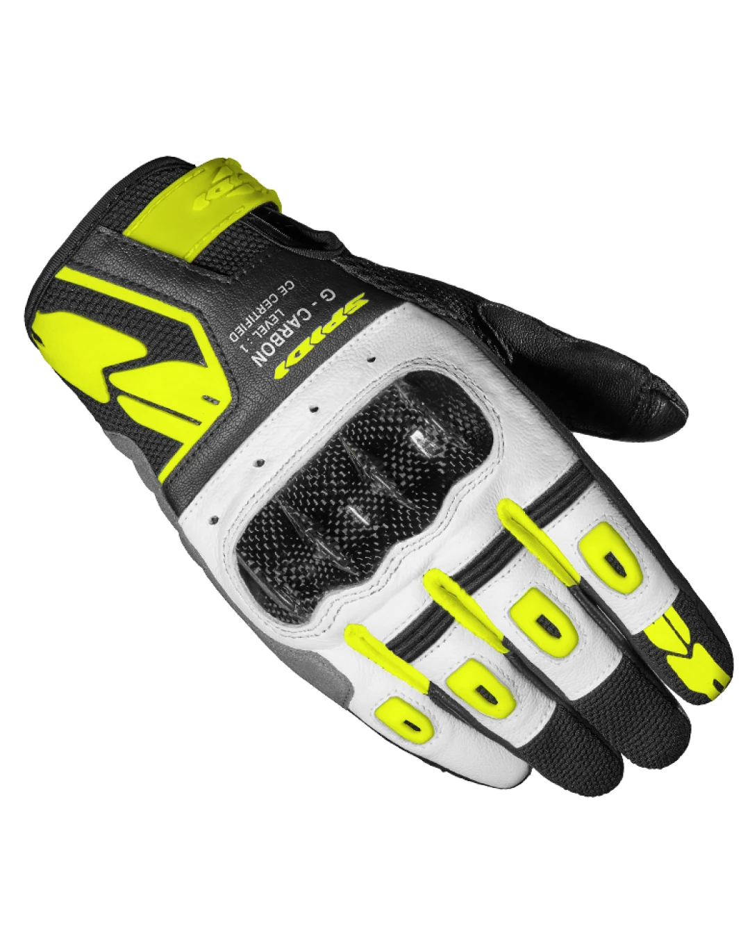Дамски мото ръкавици SPIDI G-CARBON Yellow fluo