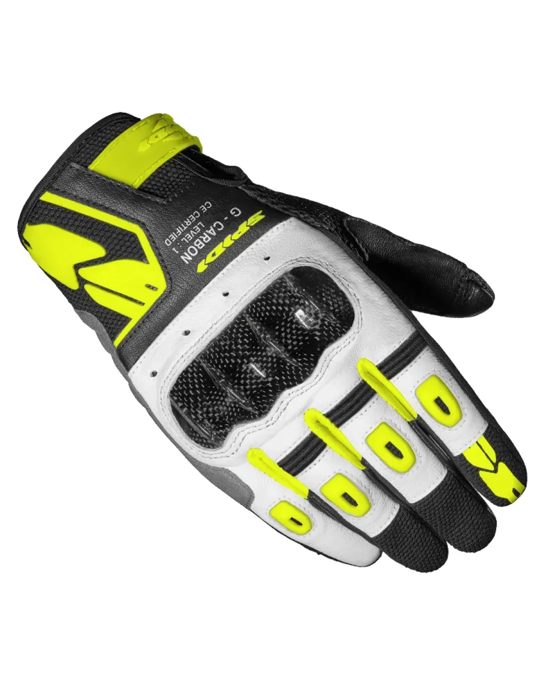 Дамски мото ръкавици SPIDI G-CARBON Yellow fluo