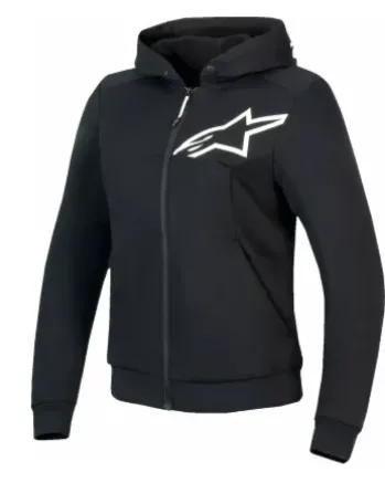 Дамски мото суичър ALPINESTARS Stella Chrome v2 BLK/WHT