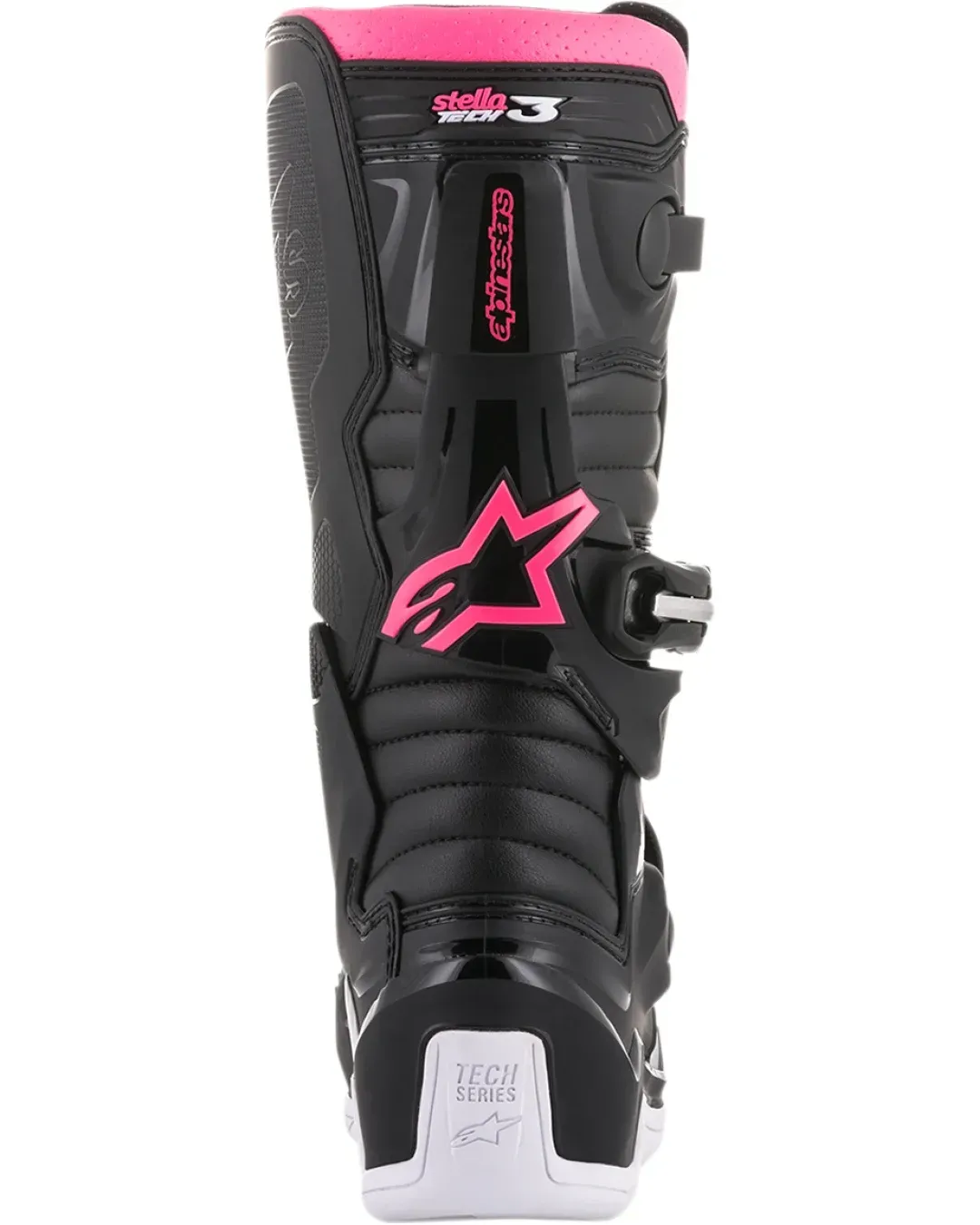 Дамски мотокрос ботуши ALPINESTARS Stella Tech 3 BLACK/WHITE/PINK