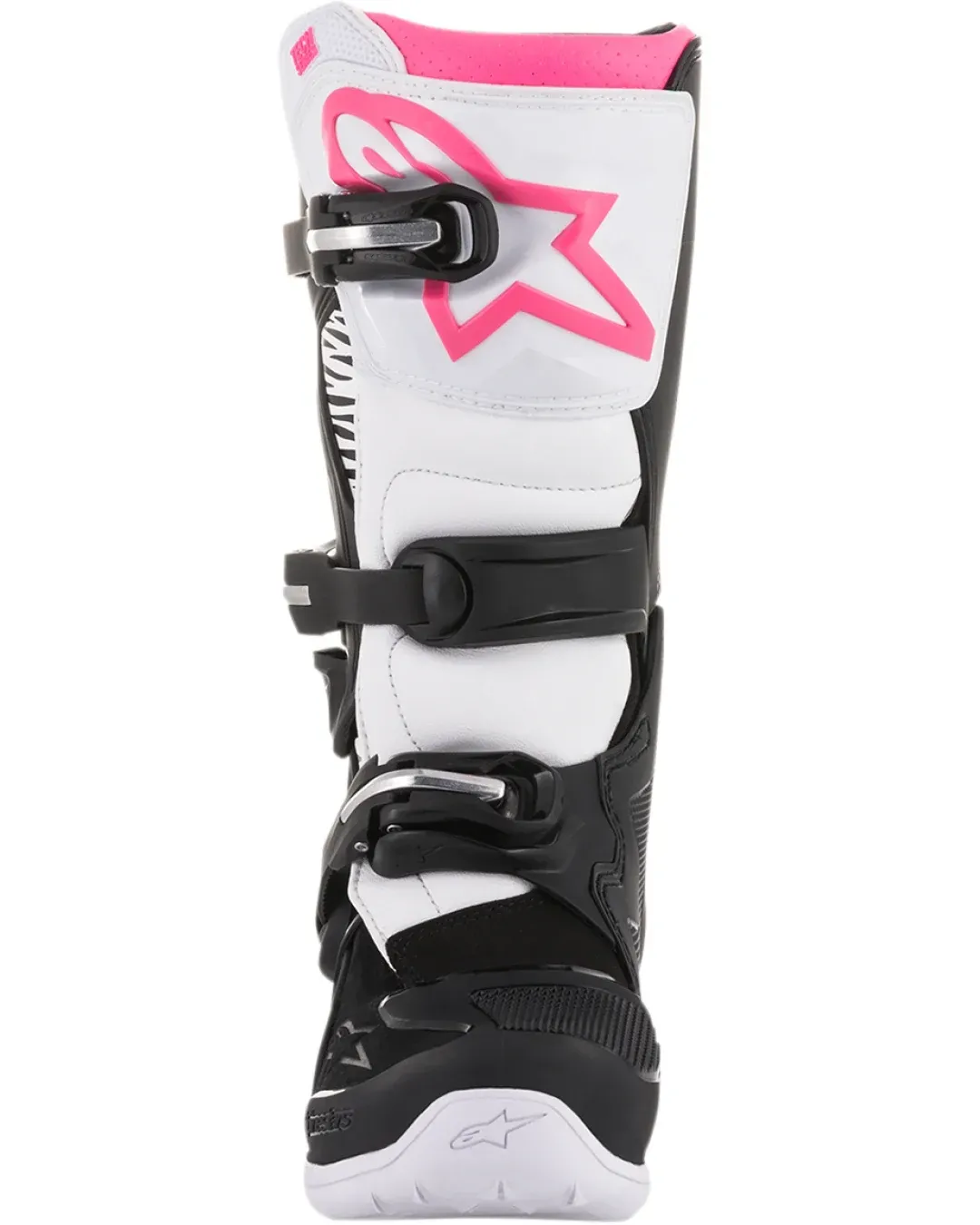 Дамски мотокрос ботуши ALPINESTARS Stella Tech 3 BLACK/WHITE/PINK