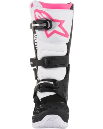 Дамски мотокрос ботуши ALPINESTARS Stella Tech 3 BLACK/WHITE/PINK