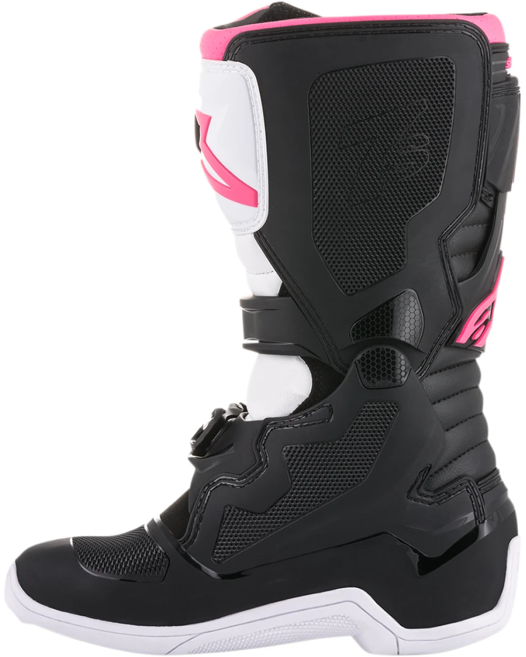 Дамски мотокрос ботуши ALPINESTARS Stella Tech 3 BLACK/WHITE/PINK