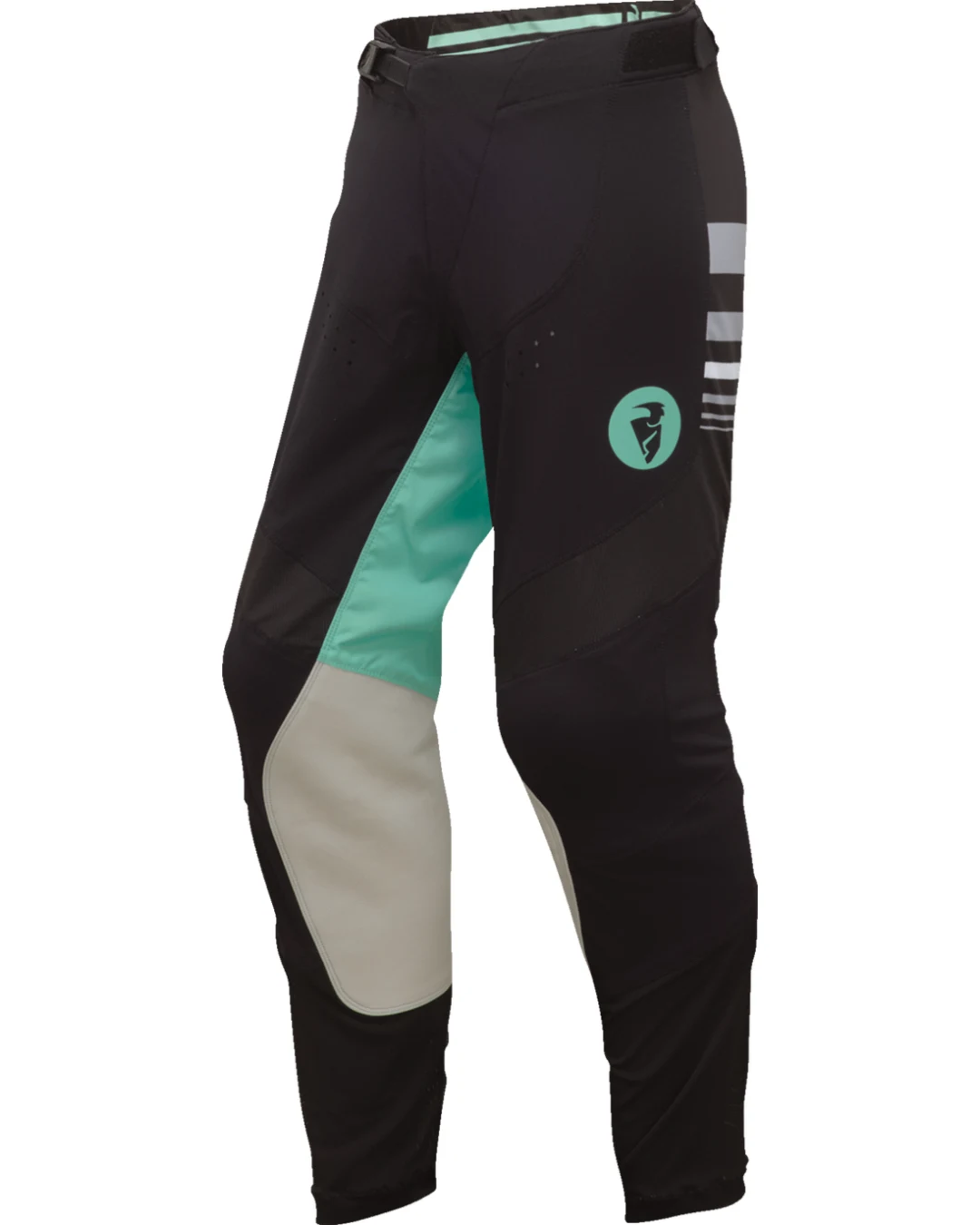 Дамски мотокрос брич THOR PRIME BLAZE BLACK/TEAL