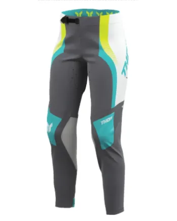 Дамски мотокрос брич  THOR  SPORTMODE VELOCITY GREY/AQUA