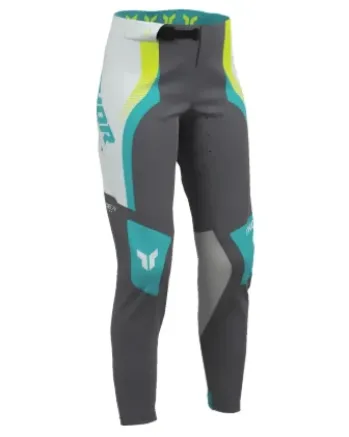 Дамски мотокрос брич  THOR  SPORTMODE VELOCITY GREY/AQUA