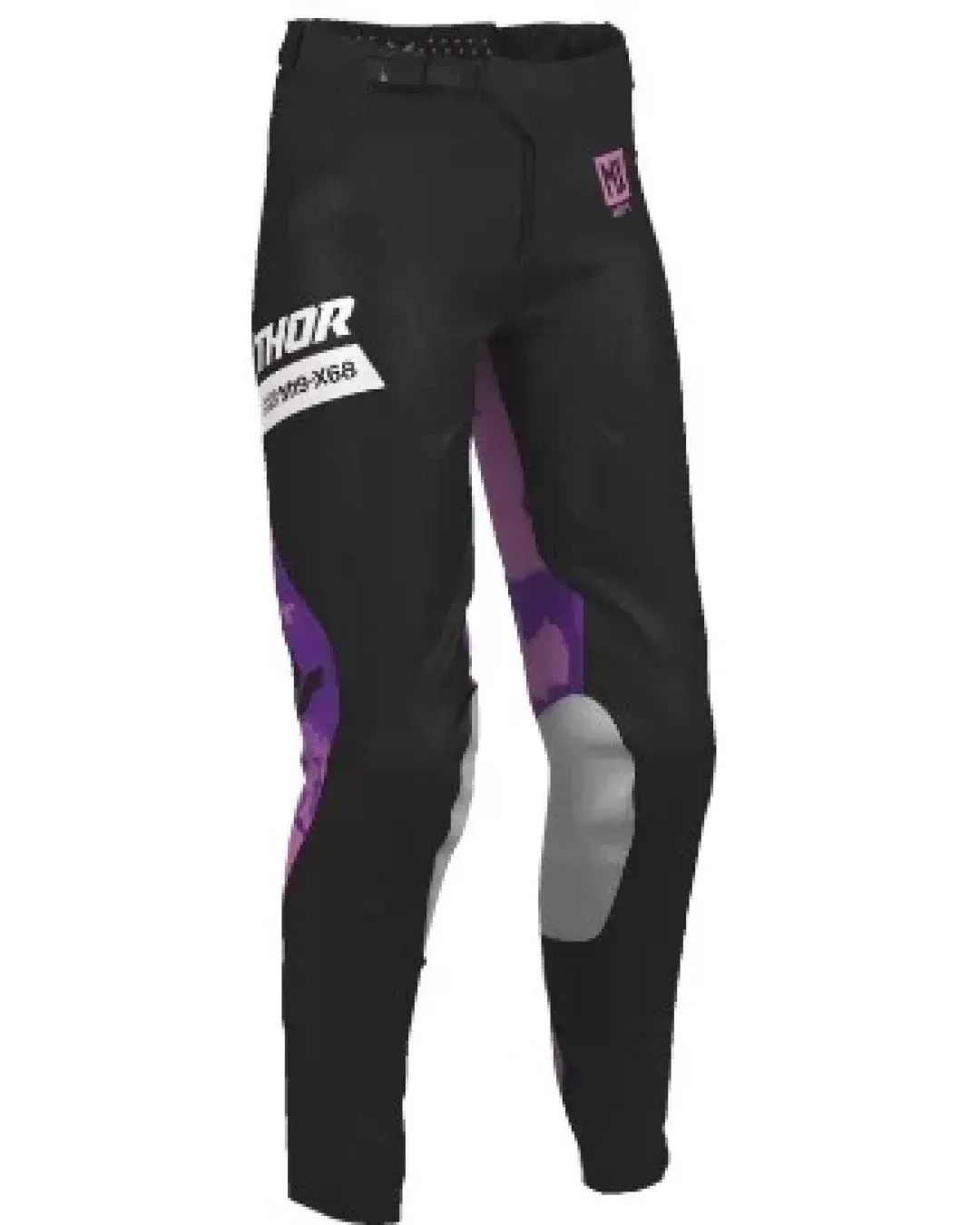 Дамски мотокрос брич THOR WMN LAUNCHMODE BLEACH BLK/ORCH