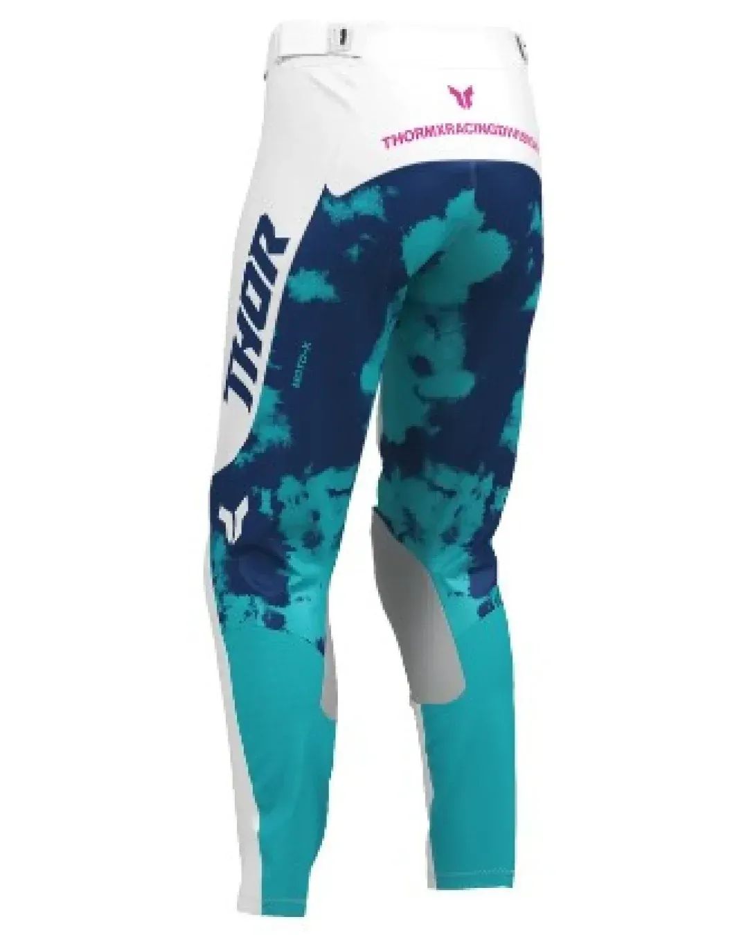 Дамски мотокрос брич THOR WMN LAUNCHMODE BLEACH WHT/AQ