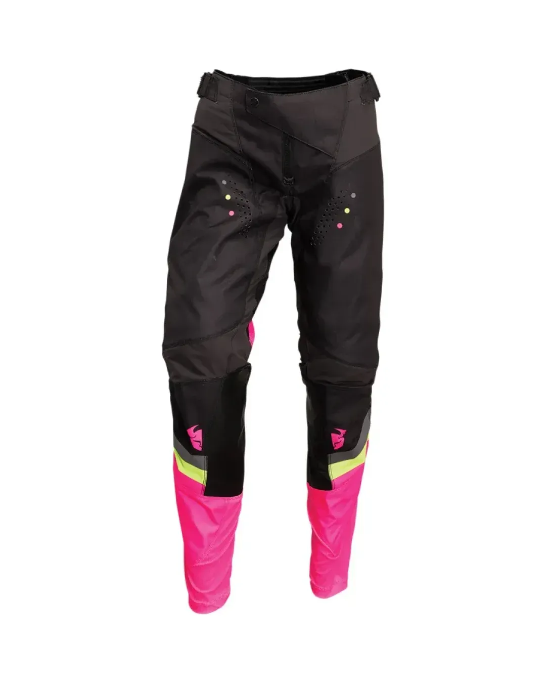 Дамски мотокрос брич  THOR WOMEN'S PULSE REV CHARCOAL/FLO PINK