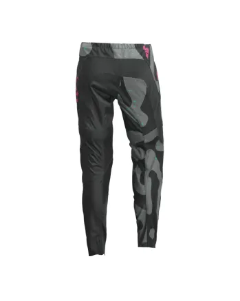 Дамски мотокрос брич  THOR WOMEN'S SECTOR DISGUISE GRAY/PINK