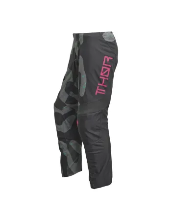 Дамски мотокрос брич  THOR WOMEN'S SECTOR DISGUISE GRAY/PINK
