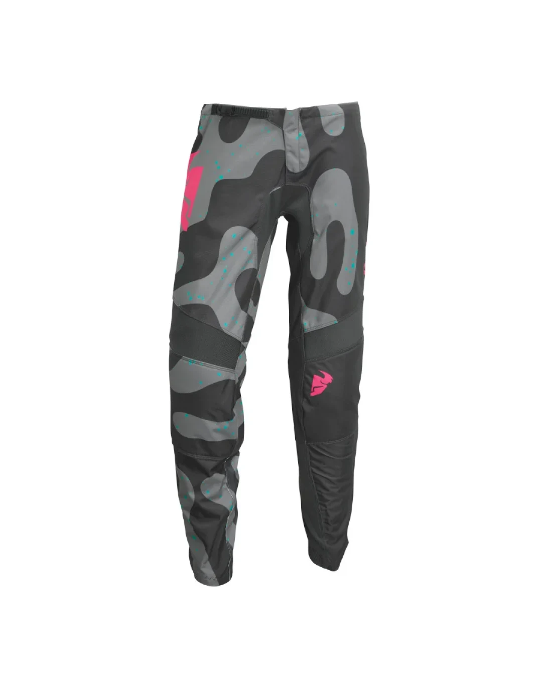 Дамски мотокрос брич  THOR WOMEN'S SECTOR DISGUISE GRAY/PINK