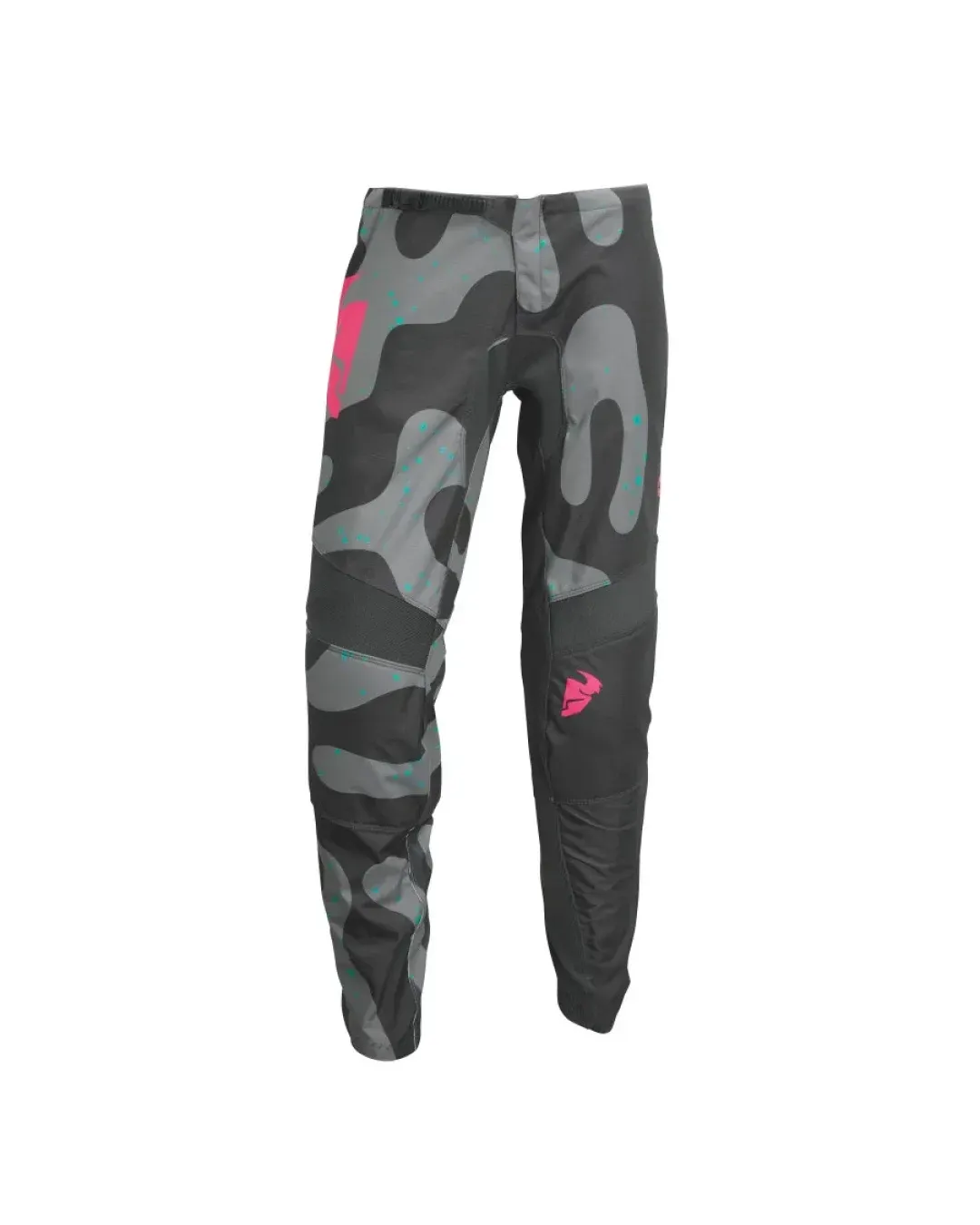Дамски мотокрос брич  THOR WOMEN'S SECTOR DISGUISE GRAY/PINK