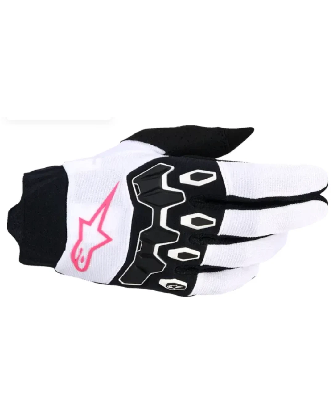 Дамски мотокрос ръкавици ALPINESTARS FULL BORE V2 WHITE/PINK/BLACK