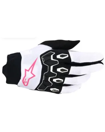 Дамски мотокрос ръкавици ALPINESTARS FULL BORE V2 WHITE/PINK/BLACK