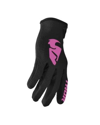 Дамски мотокрос ръкавици THOR WOMEN'S SECTOR BLACK/PINK