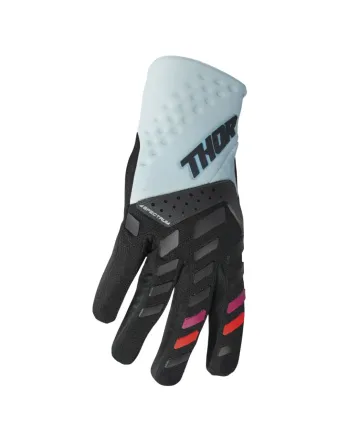 Дамски мотокрос ръкавици THOR WOMEN'S SPECTRUM BLACK/LIGHT MINT