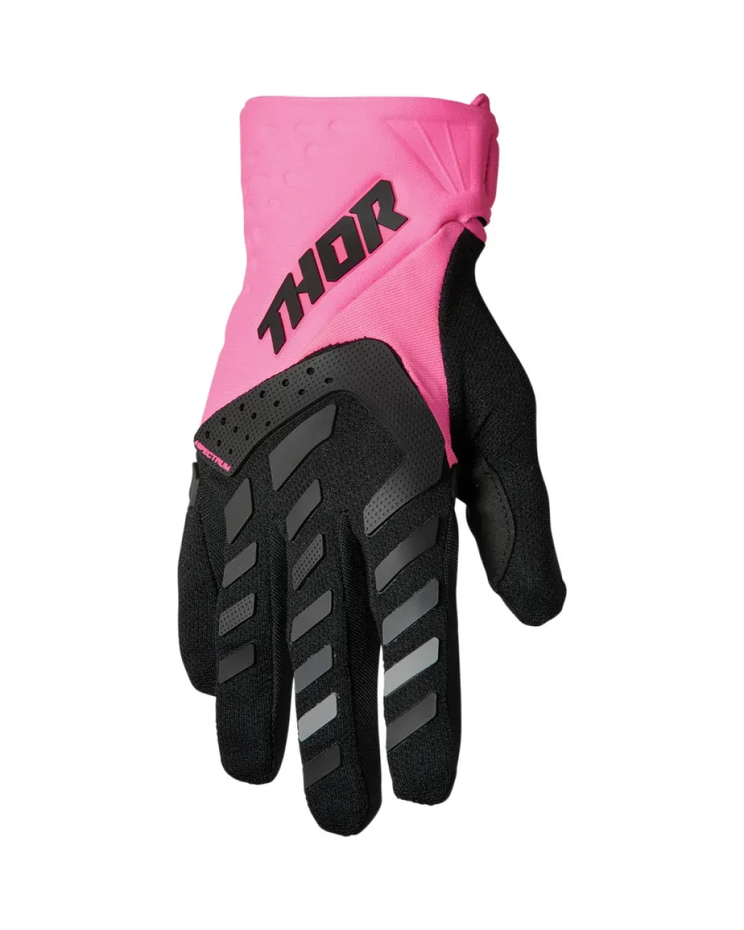 Дамски мотокрос ръкавици THOR WOMEN'S SPECTRUM FLO PINK/BLACK