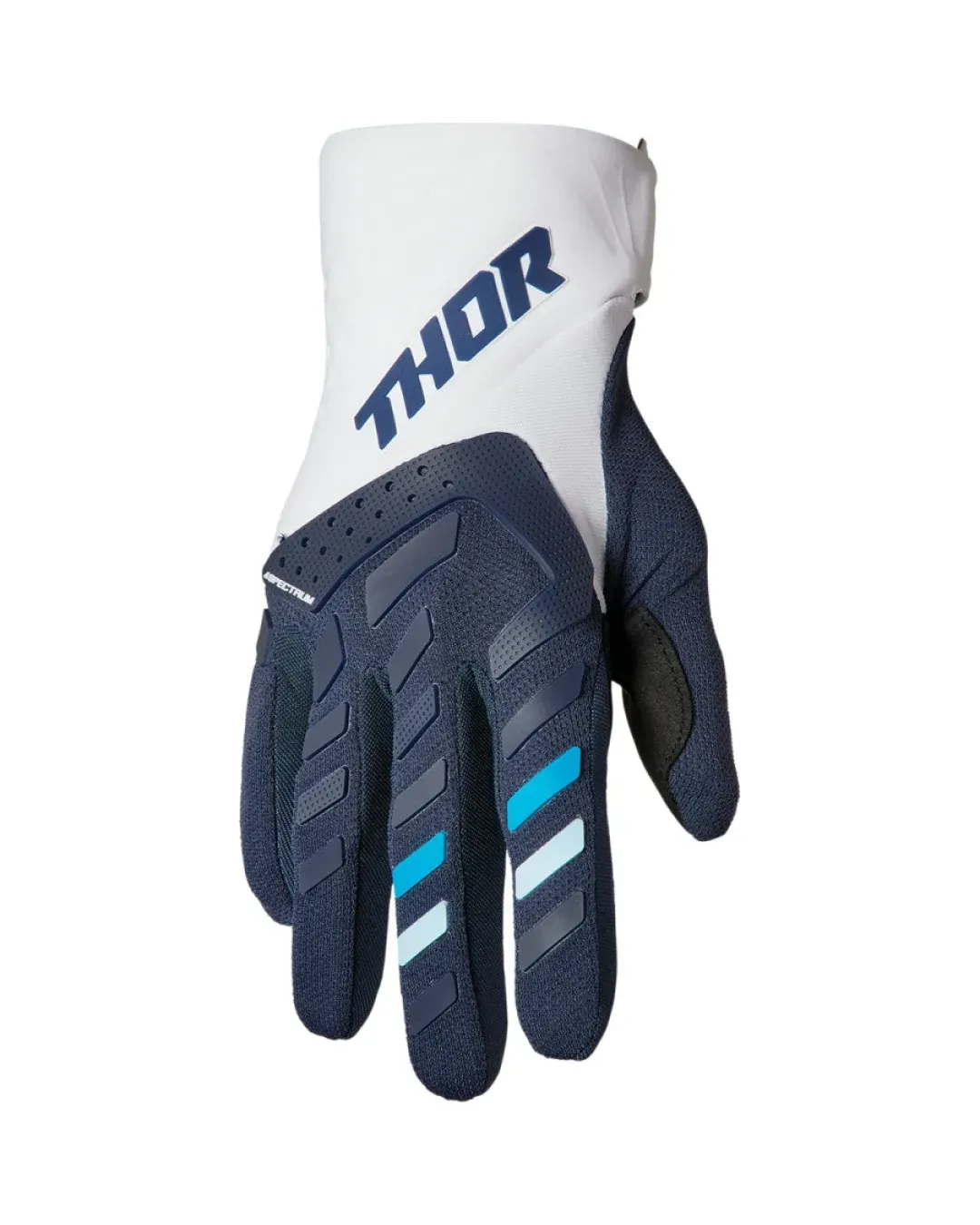 Дамски мотокрос ръкавици THOR WOMEN'S SPECTRUM MIDNIGHT/WHITE