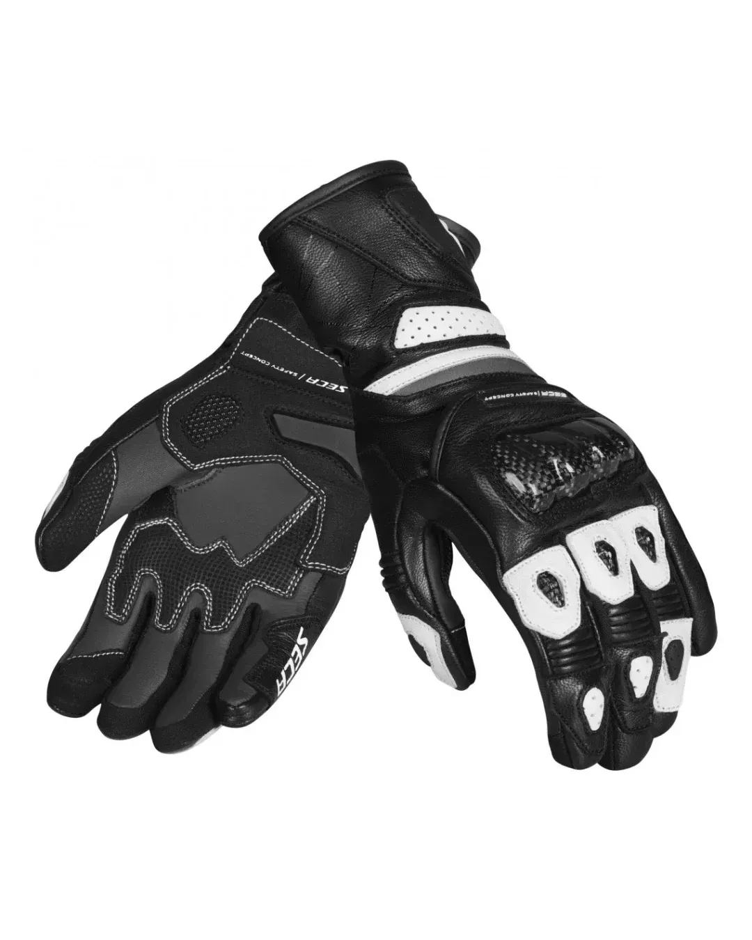 Дамски ръкавици SECA ATOM BLACK/WHITE
