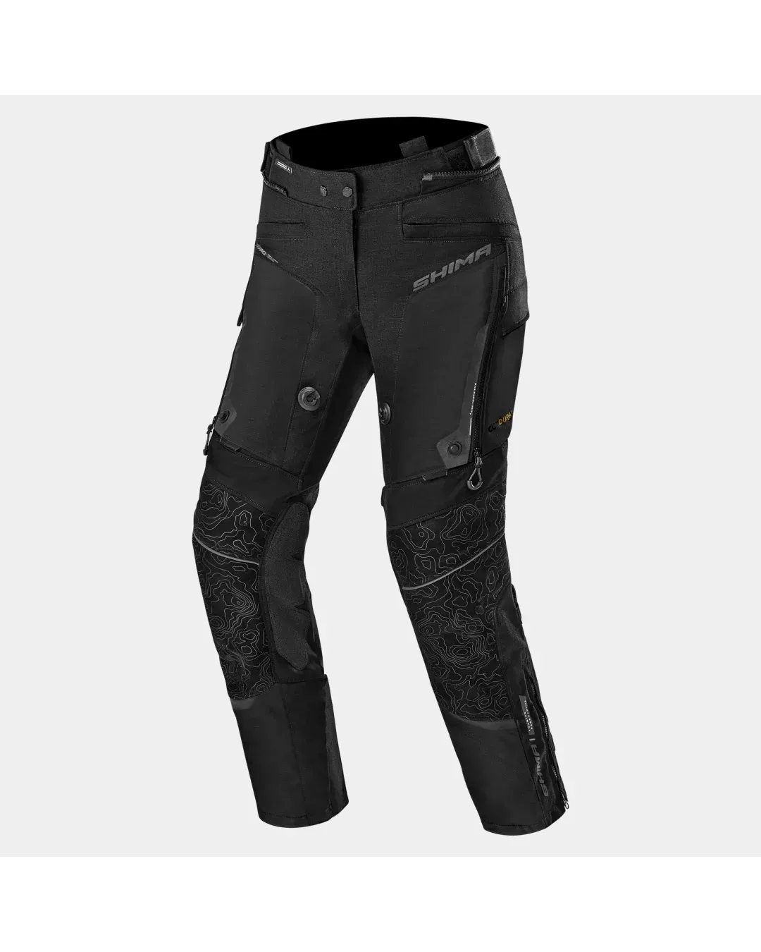 Дамски текстилен мото панталон SHIMA TRACKER BLACK
