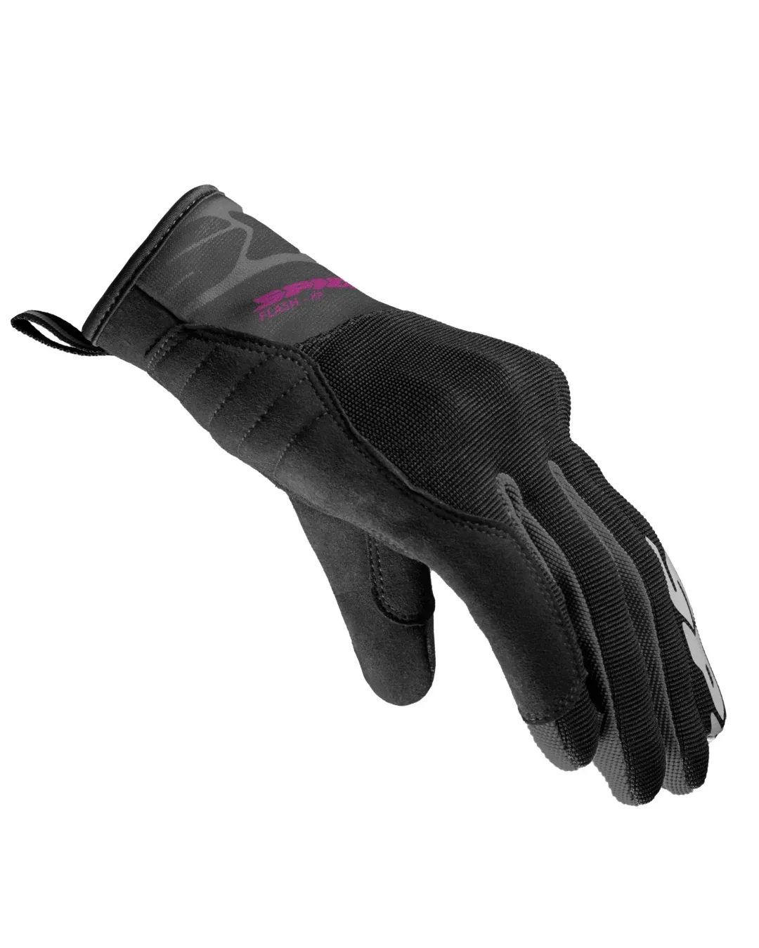 Дамски текстилни мото ръкавици SPIDI FLASH-KP BLACK/FUCHSIA
