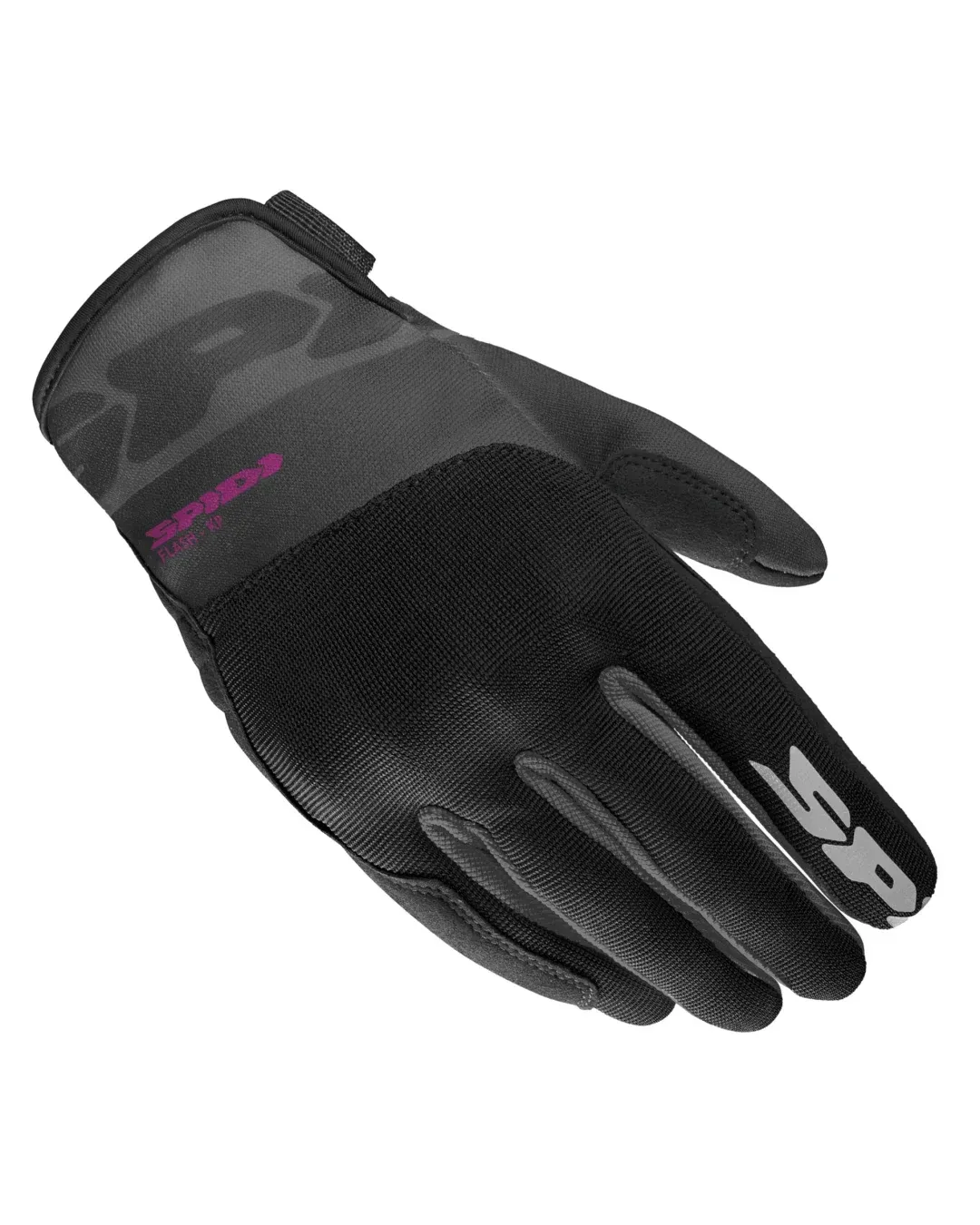 Дамски текстилни мото ръкавици SPIDI FLASH-KP BLACK/FUCHSIA