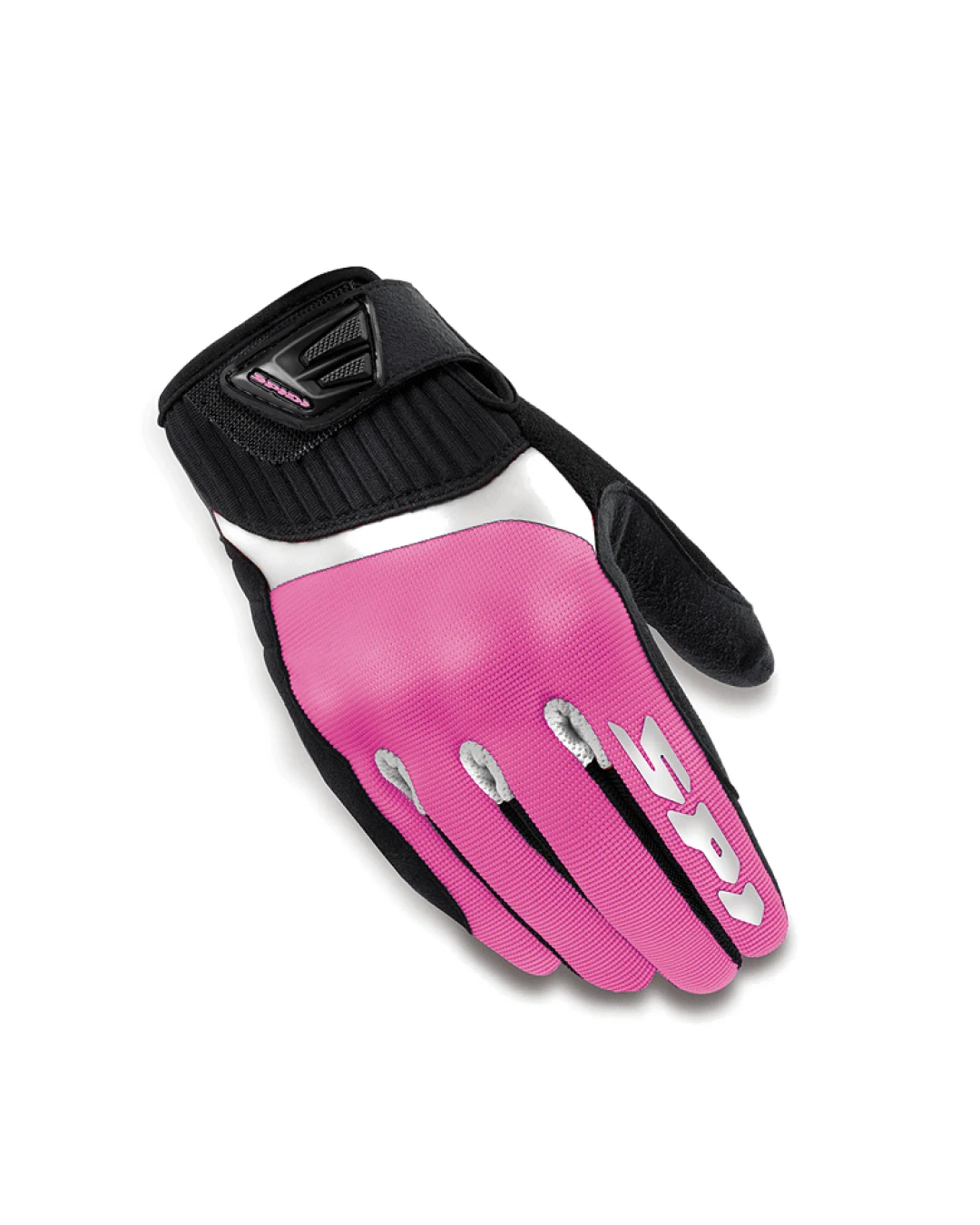 Дамски текстилни мото ръкавици SPIDI G-FLASH WHITE/PINK