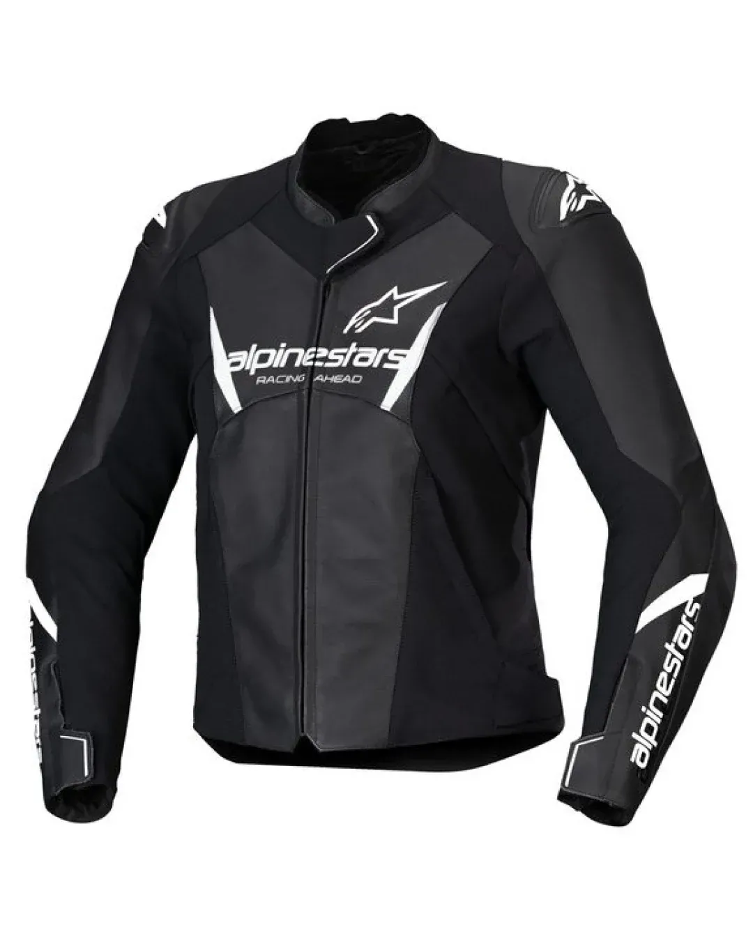 Дамско кожено яке ALPINESTARS Faster v3 Black/White
