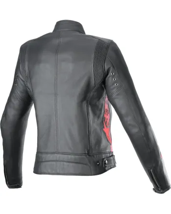 Дамско кожено яке ALPINESTARS Stella DYNO B/R