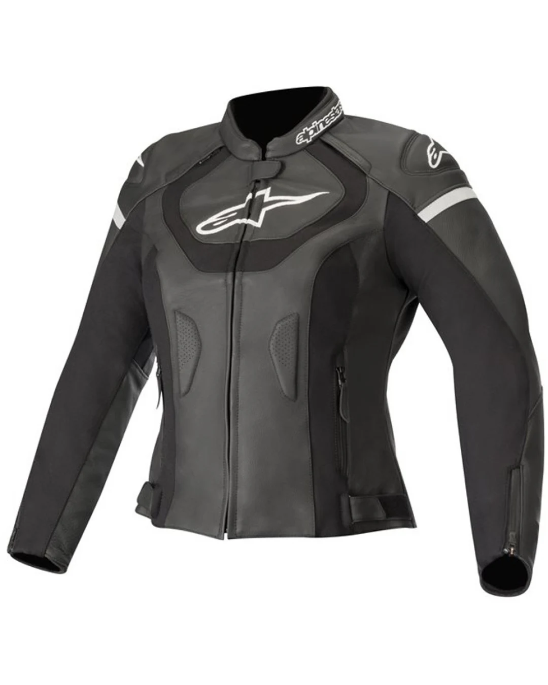 Дамско кожено яке ALPINESTARS STELLA JAWS V3 BLACK/BLACK