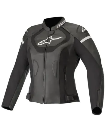 Дамско кожено яке ALPINESTARS STELLA JAWS V3 BLACK/BLACK