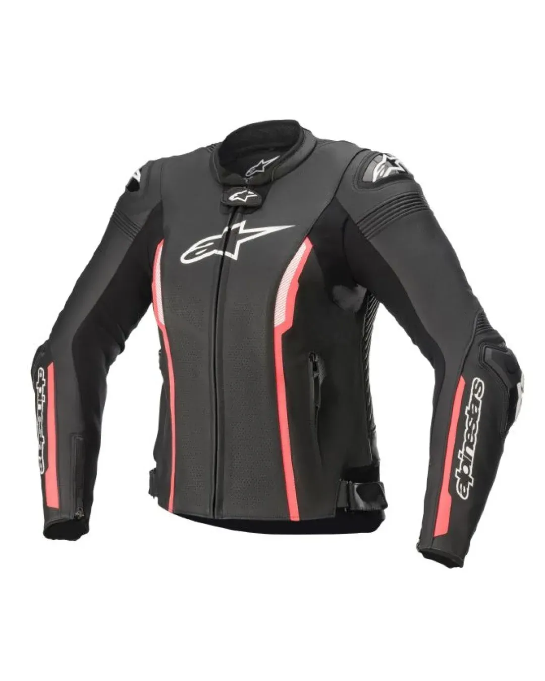 Дамско кожено яке ALPINESTARS STELLA MISSILE V2 BLANK/PINK